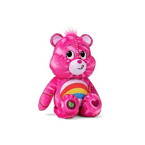 Care Bears 14\" Medium Plush - Cheer Bear - New Denim Design - Soft Huggable Eco-Friendly Material!