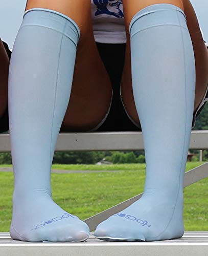 Hocsocx Unisex Performance Liner Socks, Moisture Wicking, Rash & Blister Protection For Field & Ice Hockey, Soccer, Skiing, Hiking, Boot Sock, Medium #TOP2