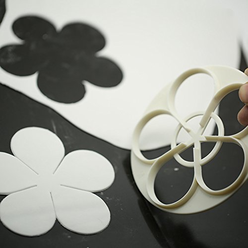 11Pcs Set Rose Flower Cutters Set Sugar Paste Baking Mould Cookie Pastry Plunger Cutter Kitchen Tool #TOP6