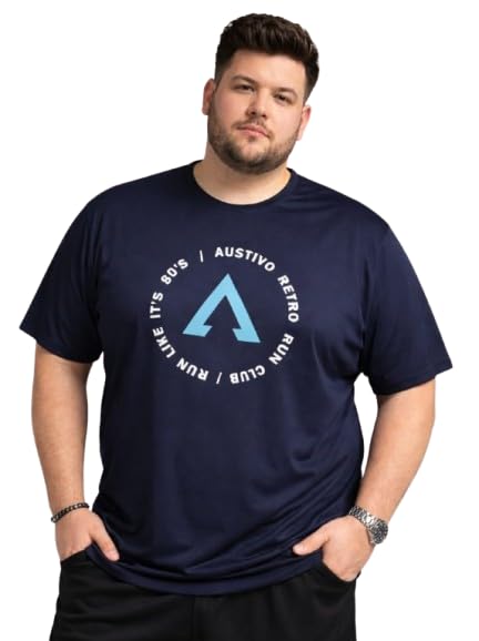 austivo Men Gym Graphic Print Active T-Shirt-picture-30