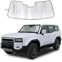 Windshield Sunshade Fit for Toyota Land Cruiser 250 Prado 2024 2025, Folding Car Sun Shade for Front Window, Auto Sun Protection Visors Blocks UV Rays and Keeps Vehicle Cool