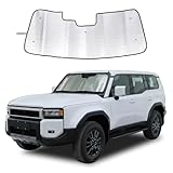 Windshield Sunshade Fit for Toyota Land Cruiser 250 Prado 2024 2025, Folding Car Sun Shade for Front Window, Auto Sun Protection Visors Blocks UV Rays and Keeps Vehicle Cool