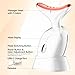 7 Color Facial Massager for Face and Neck, Portable Face Sculpting Tool with Vibration (White)