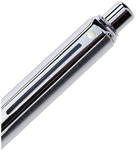 Sheaffer Sentinel - Refillable Pencil, Black Resin Barrel, Brushed Chrome Cap #TOP2