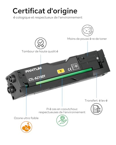 Toner Pantum CTL-A2100Y jaune pour imprimer vos dossiers à la maison