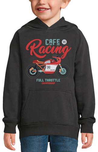 Sweat café racing enfant style biker le cadeau parfait pour jeune motard