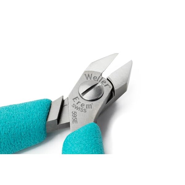 Erem 4 1/2 in 500 Diagonal Cutting Plier Flush Pointed Nose Insulated 595E - 1 Each image 4