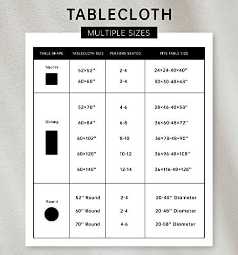 Yihomer Spring & Summer Table Cloth - 60 Inch Round Tablecloth - Waterproof Wrinkle Free Table Cover For Outdoor Or Indoor Use, Lemon Bliss #TOP6