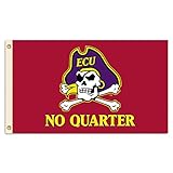 NCAA East Carolina Pirates 3-by-5 Foot Flag No Quarter with Grommets