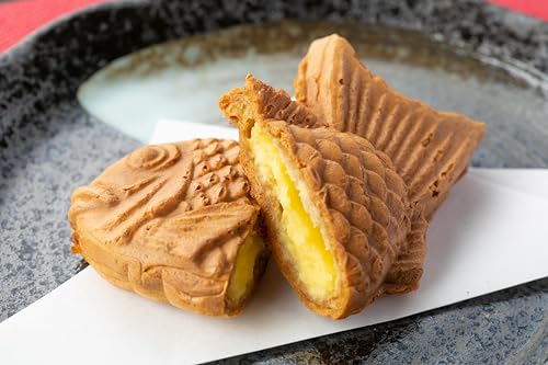 [個包装 8枚入り] 5秒に1枚売れている 店舗で行列 たい焼き カスタード 8枚 たい焼きカフェ カスタードプリン カスタード 和菓子 鯛焼き 長野県 根羽村