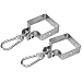 Produktbild Loggyland 2er-Set Schaukelschelle Vierkant 12x12cm Schaukelhaken rundum für Kantholz mit Karabiner zum Einhängen für den Schaukelsitz 120x120