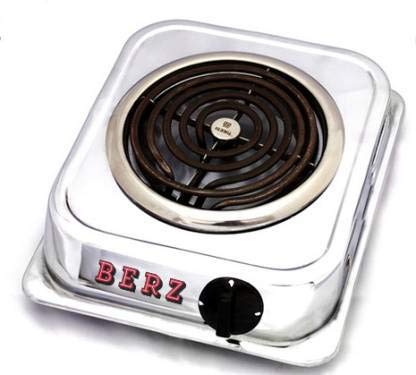 BERZ Electric Coil Hot Plate (1250 WATT Silver)
