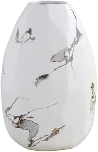Vase Tabletop Chinese Living Room Countertop Small New Flower Ornaments Vase(bule,B)