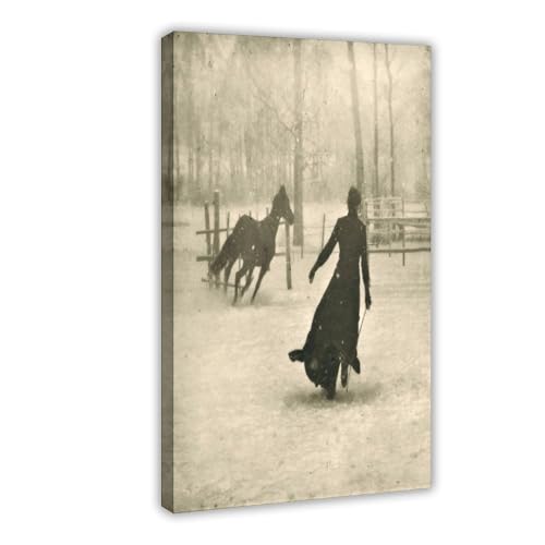 Impression sur toile Felix Thiollier déco murale vintage grand format pour salon