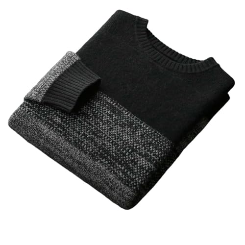 Pull à col rond épais homme idéal pour les journées fraîches d'automne hiver