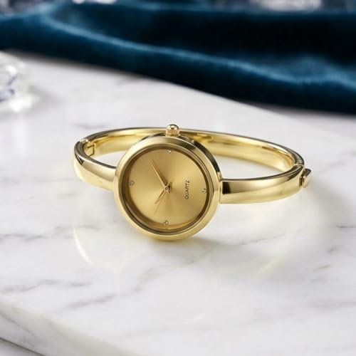 Image of PAPIO Women's Bracelet Watch for Girls & Women | Elegant Quartz Analog Wrist Watch | Stylish Stainless Steel Bangle Watch | Party & Casual Wear