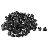 uxcell M3x3mm 10.9 Alloy Steel Button Head Hex Socket Cap Screw Bolt 100pcs