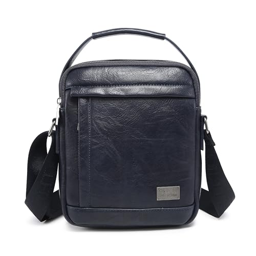 COVERI COLLECTION Borsello Uomo in Pelle Sintetica, Ampio Scomparto, Manico,