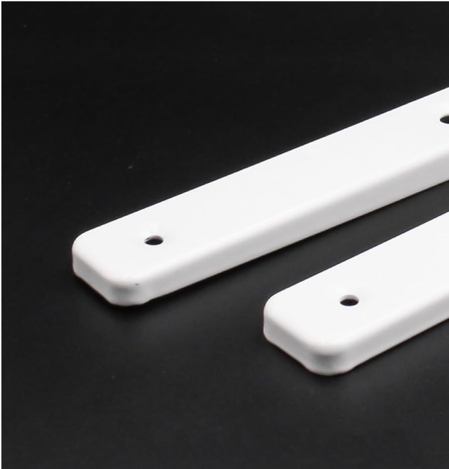 Shelf Brackets 100mm*100mm Premium Right Angle Corner Brackets for Shelf – Support Shelving Brackets for Wall Hanging – Heavy-Duty Steel Angle Brackets for Floating Shelves (White 4 Pcs)