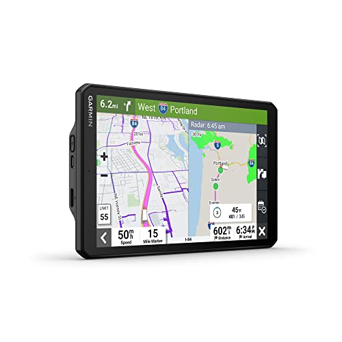 Garmin 010-02740-00 Dēzl™ Otr810, Large, Easy-To-Read 8 Inch Gps Truck Navigator, Custom Truck Routing, High-Resolution Birdseye Satellite Imagery, Directory Of Truck & Trailer Services thumb #1