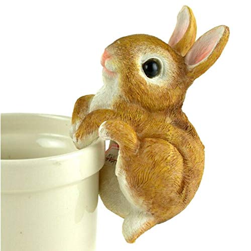 Midwest Design ImportsBunny Garden Pot Hanger, 6", Brown