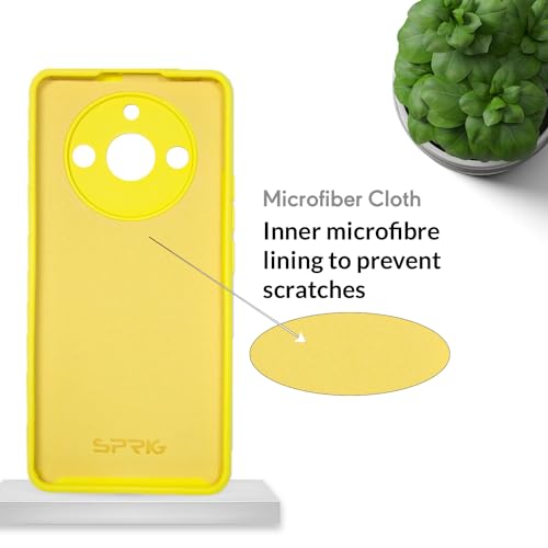 Image of SPRIG Compatible with Realme 11 Pro Phone TPEE Premium Back Cover Drop Tested Shock Proof Mobile Case for Men, Women, Boys and Girls with Camera Protection (Light Yellow)