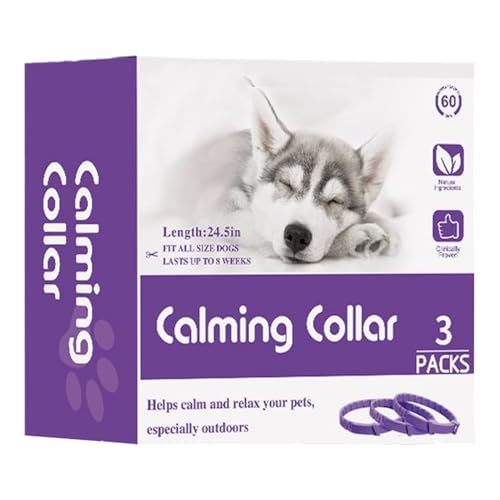 Collares Calmantes para Gatos De Interior | Productos Ajustables Y Duraderos | Calmante para Gatos - para Interior Exterior Hogar Nuevo Mudanza Viaje Coche Transportín Ruidos Fuertes Extraños