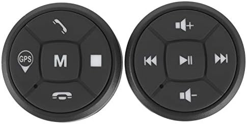 KIMISS Steering Wheel Control Button Car Steering Wheel W,steering wheel controller remote control for portable wireless bluetooth media gps Steering Wheel Control Button Car Wireless Remote G