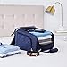 AmazonBasics - Equipaje para llevar bajo el asiento, Azul marino acolchado