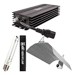 600w LUMii BLACK Dimmable Digital Ballast Grow Light kit HPS Dual Spectrum Bulb