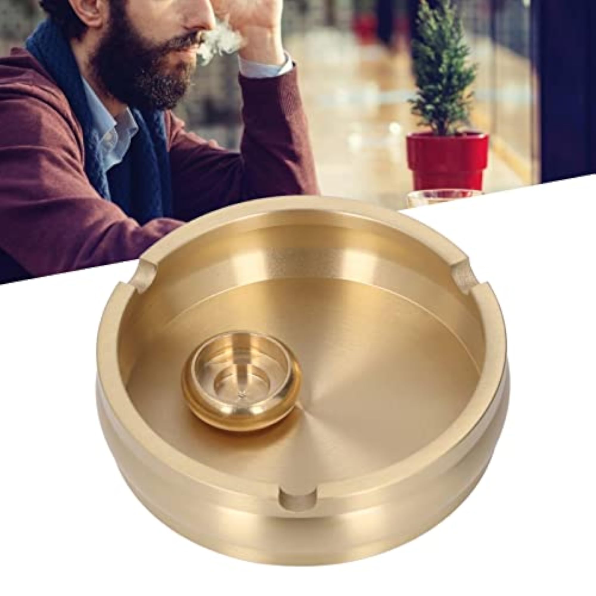 Handcrafted Cigar Ashtray for Desktop Decoration