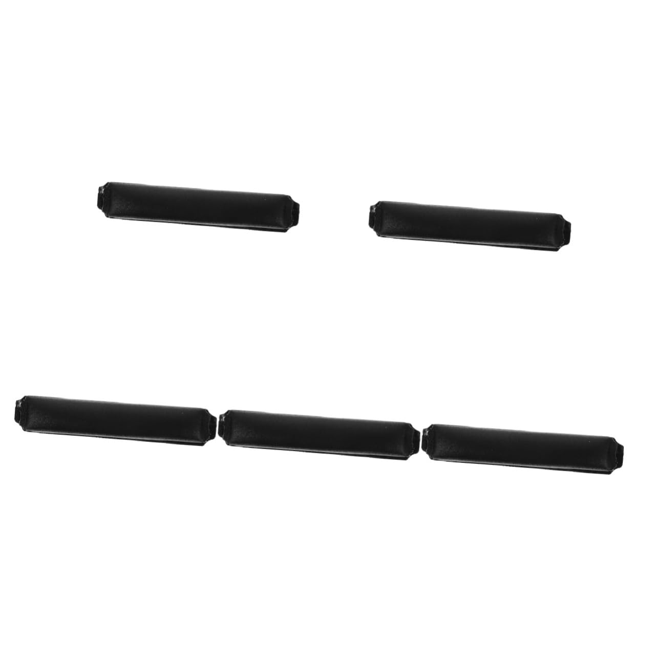 SHINEOFI 5 Piezas Cubierta de Diadema para Auriculares Protector de Almohadilla Accesorio de Reemplazo Compatible con Material PU Elástico Lavable y de Instalar