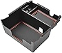 TACORBO Center Console Organizer Compatible with Subaru Impreza 2017-2023 and Crosstrek 2018 2019 2020 2021 2022 2023 Accessories,Armrest Secondary Storage Box ABS Insert Glove Box Tray, Orange Trim