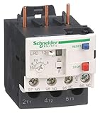 Schneider Electric IEC Style Overload Relay, 5.5 to 8.0A, 3 Poles, Manual Reset, Trip Class: 10
