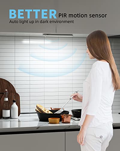 Asoko Led Motion Sensor Cabinet Light,Wireless Usb Rechargeable Under Cabinet Lighting,Closet Lights Motion Sensored,Under Counter Lights For Kitchen,Wardrobe,Closets,Cabinet,Cupboard #TOP5