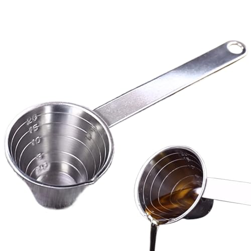 Cuillères à mesurer en acier inoxydable – Échelle de grammes en métal, petit accessoire de cuisson portable | Gadgets de cuisine pour les recettes de cuisine – Assaisonnement des repas quotidiens