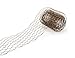 Darice 6614-108 Chicken Wire Ribbon for Craftwork, 4-Inches x 9-Feet, Rusty