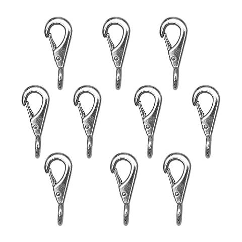 POFET 10Pcs Heavy Duty Spring Hooks Cover