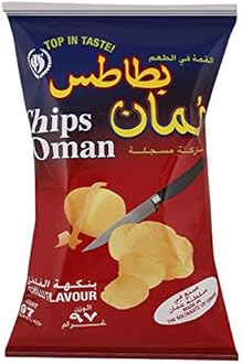 Chips oman Chilli Flavour Potato, 6 x 97 g