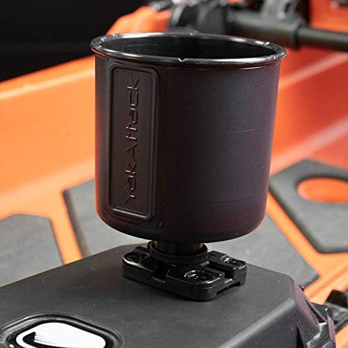YakAttack MightyMount II | Compact Track Mount for Kayak Accessories | LockNLoad & T-Bolt Compatible | Includes Mounting Hardware | 2 x 2.375 x 0.5 | Made in USA