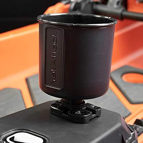YakAttack MightyMount II | Compact Track Mount for Kayak Accessories | LockNLoad & T-Bolt Compatible | Includes Mounting Hardware | 2 x 2.375 x 0.5 | Made in USA