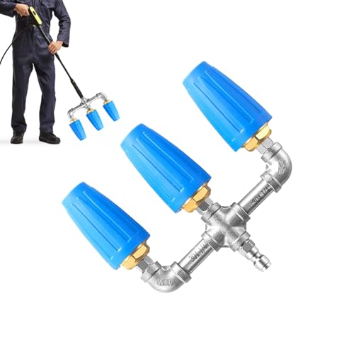 Hjatirace 高圧洗浄機ノズル,強力クイックコネクト,高圧洗浄機アクセサリー付属品 - 庭、ガーデン、芝生、バルコニー、テラス、歩道、通路用