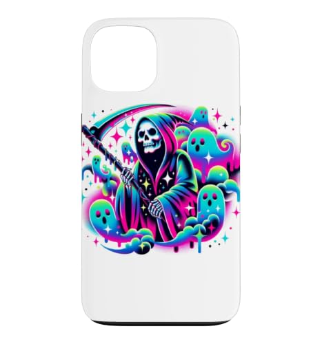 �J���t�� ���_ �H�� �s�C���ȃn���E�B�[�� �A�[�g �X�}�z�P�[�X iPhone 13 �p