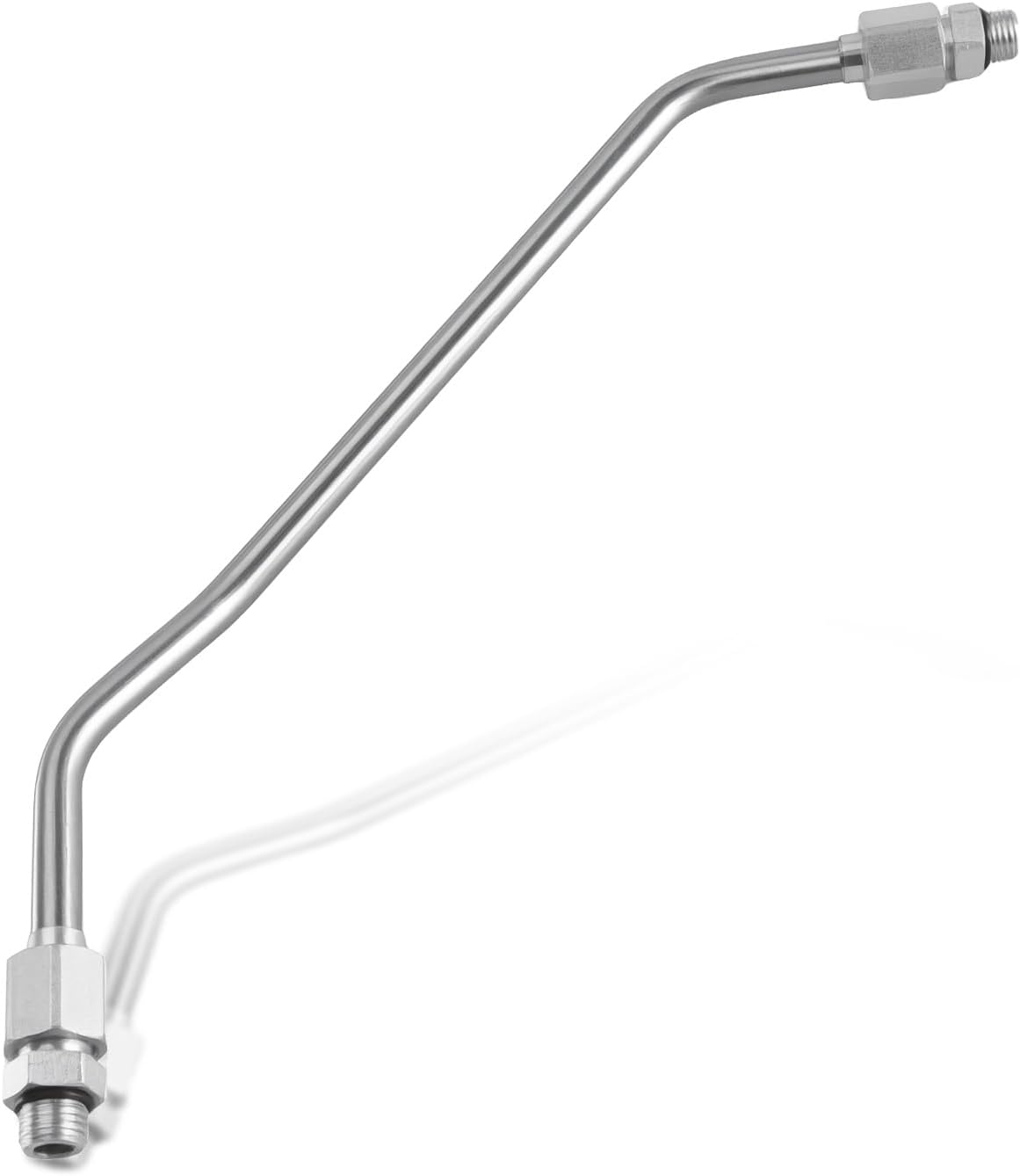 High Pressure Crossover Tube Compatible with Ford E-350 Excursion F-250 F-350 F450 F550 7.3L Diesel P.Stroke 1999.5 2000 2001 2002 2003, with Orings Stainless Steel