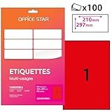 staroffice calc PERSONNALISATION FACILE - Créez des étiquettes avec du texte, des logos ou des images grâce au code (OS43478RO) sur Office Star Design & Print