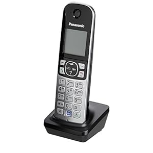 Panasonic KX-TGA681EXB Mobilteil für KX-TG68xx Serie inkl. Ladeschale schwarz