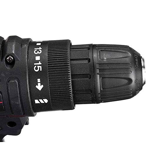 Furadeira Parafusadeira Sem Fio 36V Lanterna 2 Baterias maleta