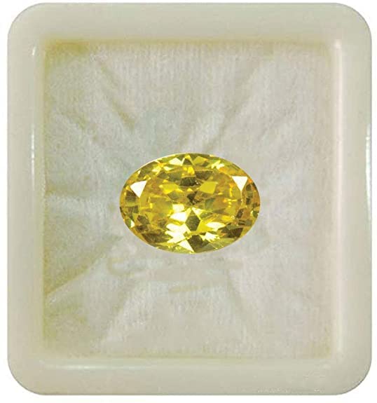 Natural Yellow Zircon Good Quilty Gemstone For Rashi Ratan (14.25 Ratti) Mens And Womens (ZY159)-image-34