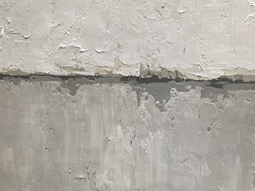 Nankai Large Abstract Painting Hand-Painted Grey White Minimalist Painting On Canvas Modern Abstract Canvas Wall Art Large White Acrylic Abstract Painting Wall Art 30X45 Inch #TOP1