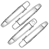 faersi Outside Exterior Door Handle for Cadillac Escalade Chevrolet Silverado GMC Sierra Yukon Pickup Truck SUV 2007 2008 2009 2010 2011 2012 2013 (4pcs Front Rear Driver & Passenger Side)